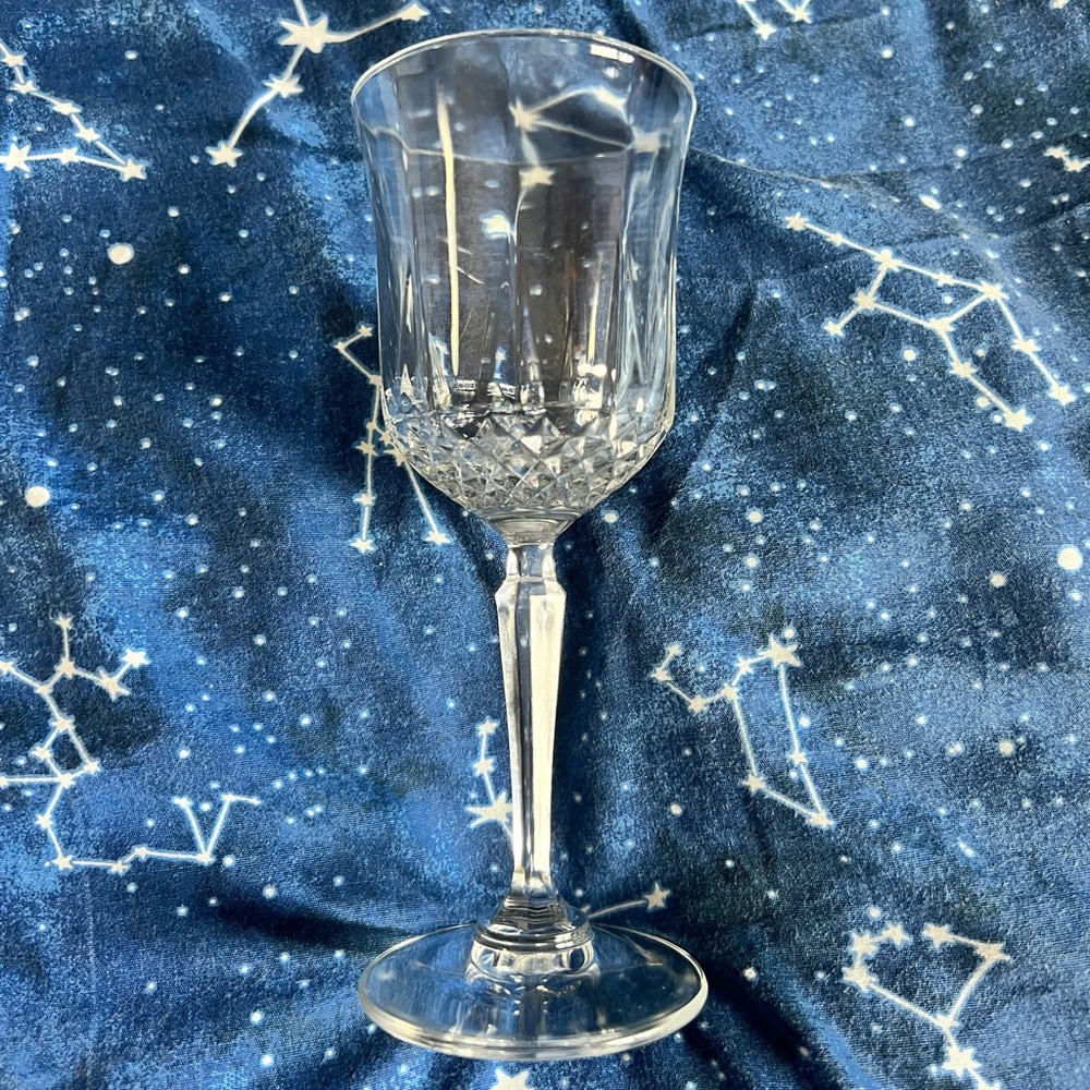 Vintage Mikasa Crystal Wine Glass